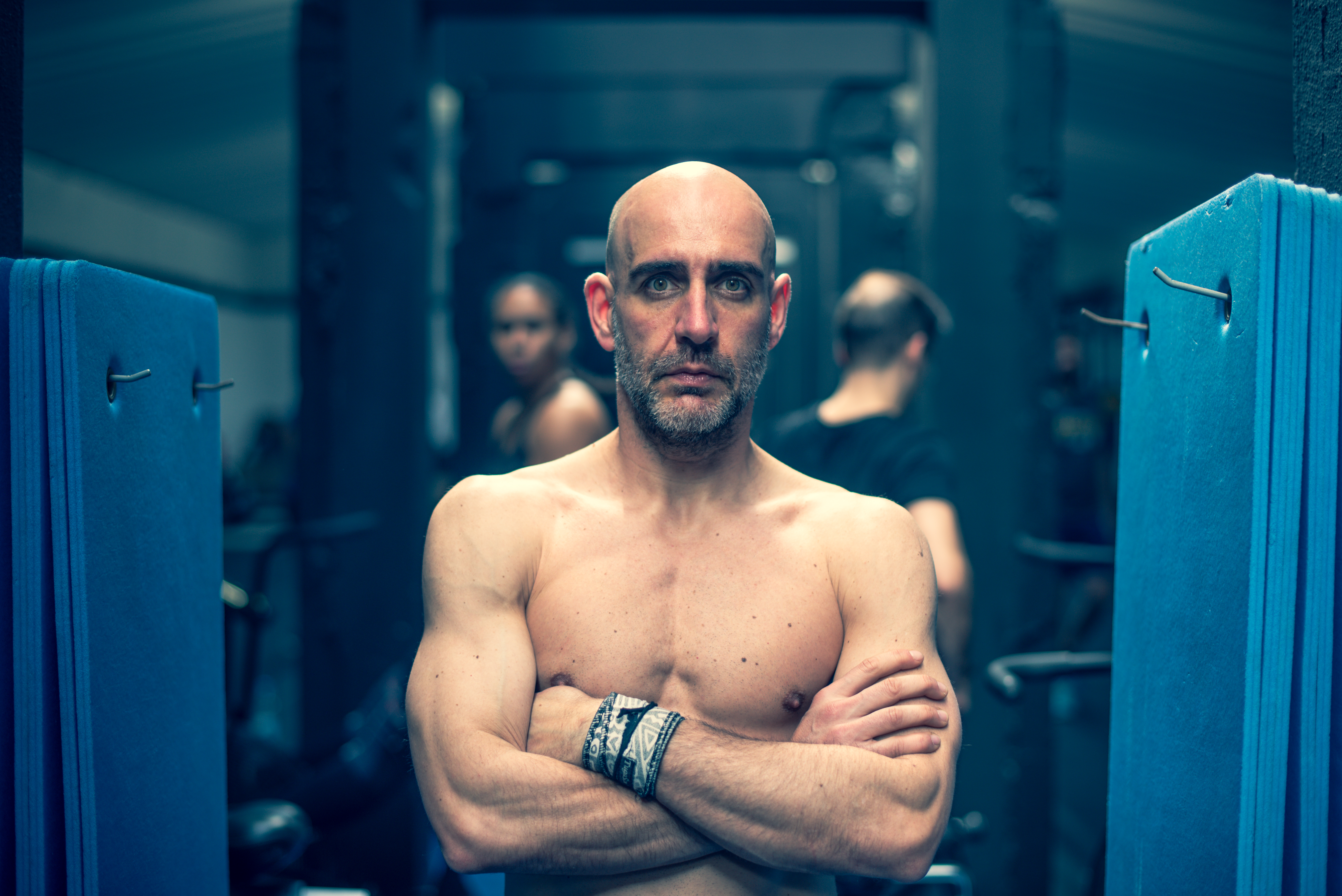 Diogo Barbosa, Personal Trainer em Lisboa, durante sessão de treino de força